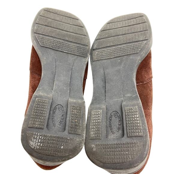 Blondo Chocolate Dark Brown Genuine Leather Suede Loafers Comfort Shoes 10 - Picture 13 of 16